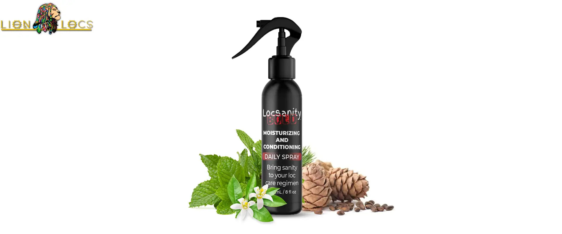 Locsanity BOLD Moisturizing Loc Spray for Natural Locs Care
