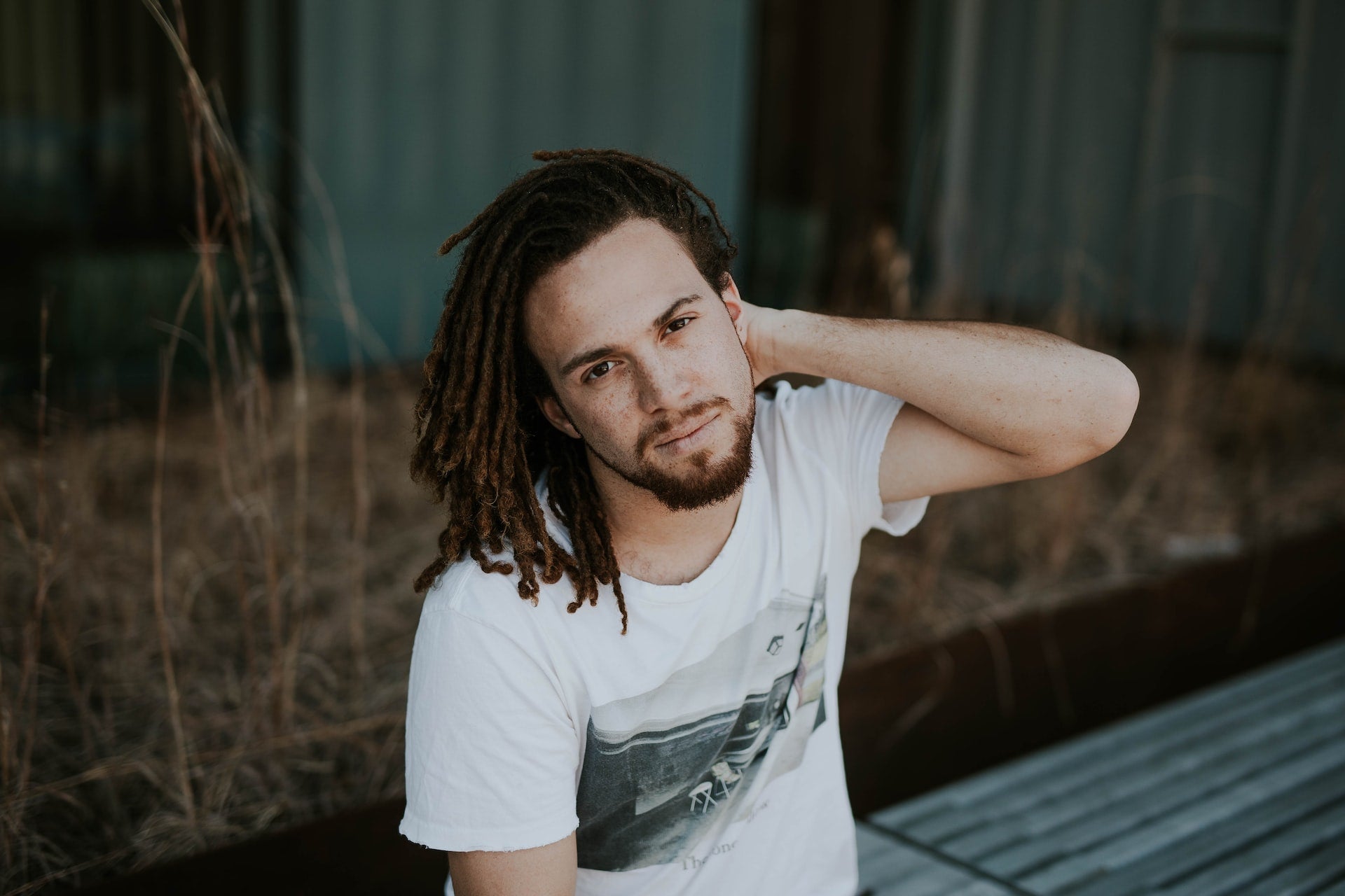 A man with healthy locs