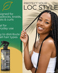 Lion Locs Hair Oil Spray, lightweight oil mist for locs and dreadlocks