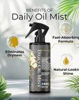 Lion Locs Hair Oil Spray, non-greasy loc oil spray for dreadlocks