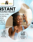Cooling Spray | Hydrating Refreshing Spray for Dry, Itchy, & Irritated Locs