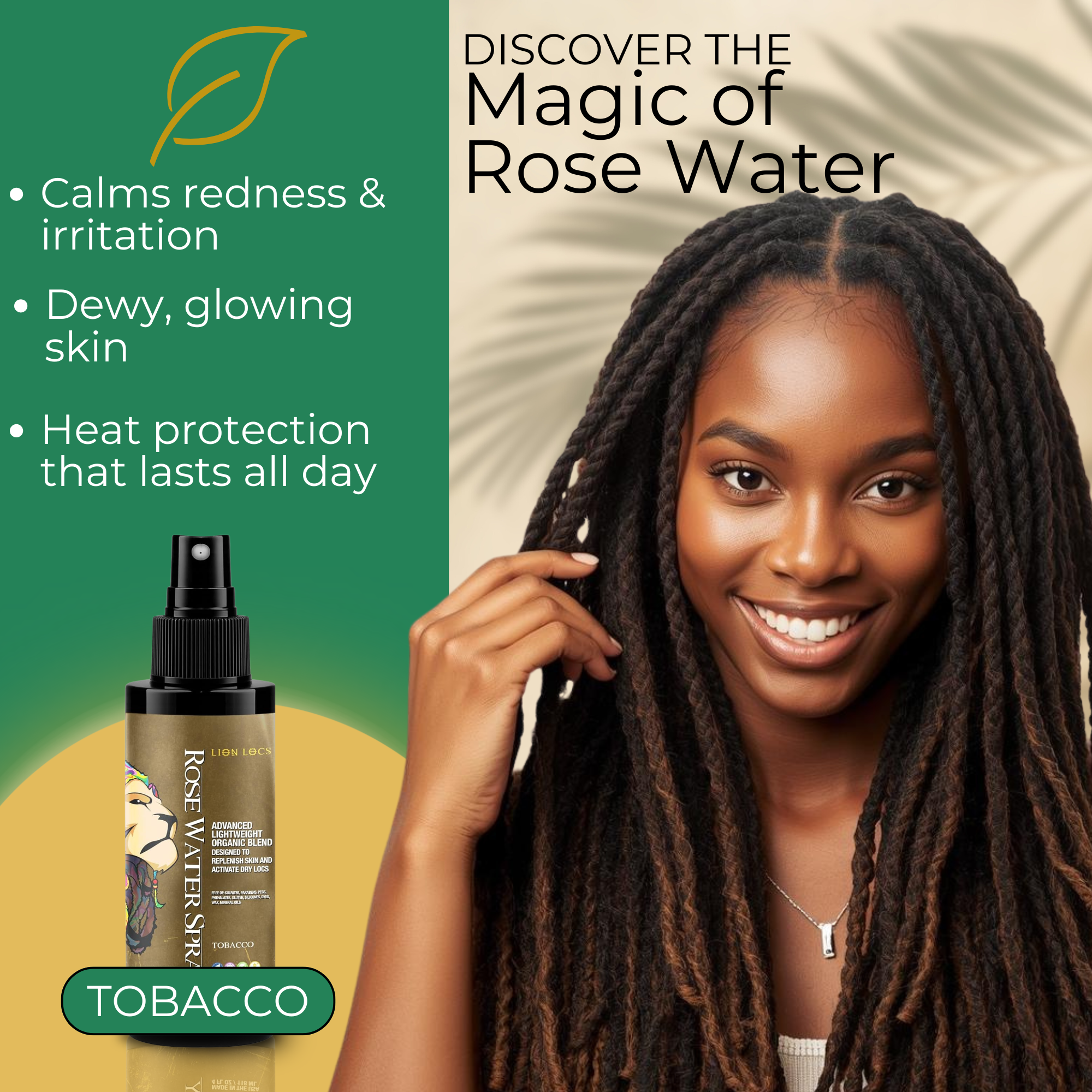Advanced Rose Water Spray Treatment - Tobacco – LionLocs