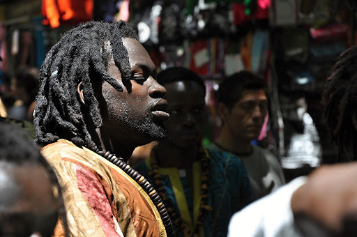 African man with locs