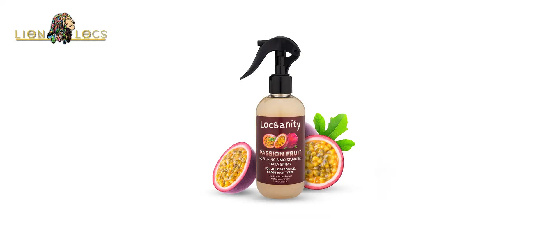 locsanity passion fruit moisturizing hair spray for locs