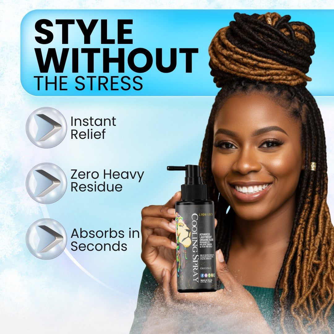 Cooling Spray | Hydrating Refreshing Spray for Dry, Itchy, &amp; Irritated Locs