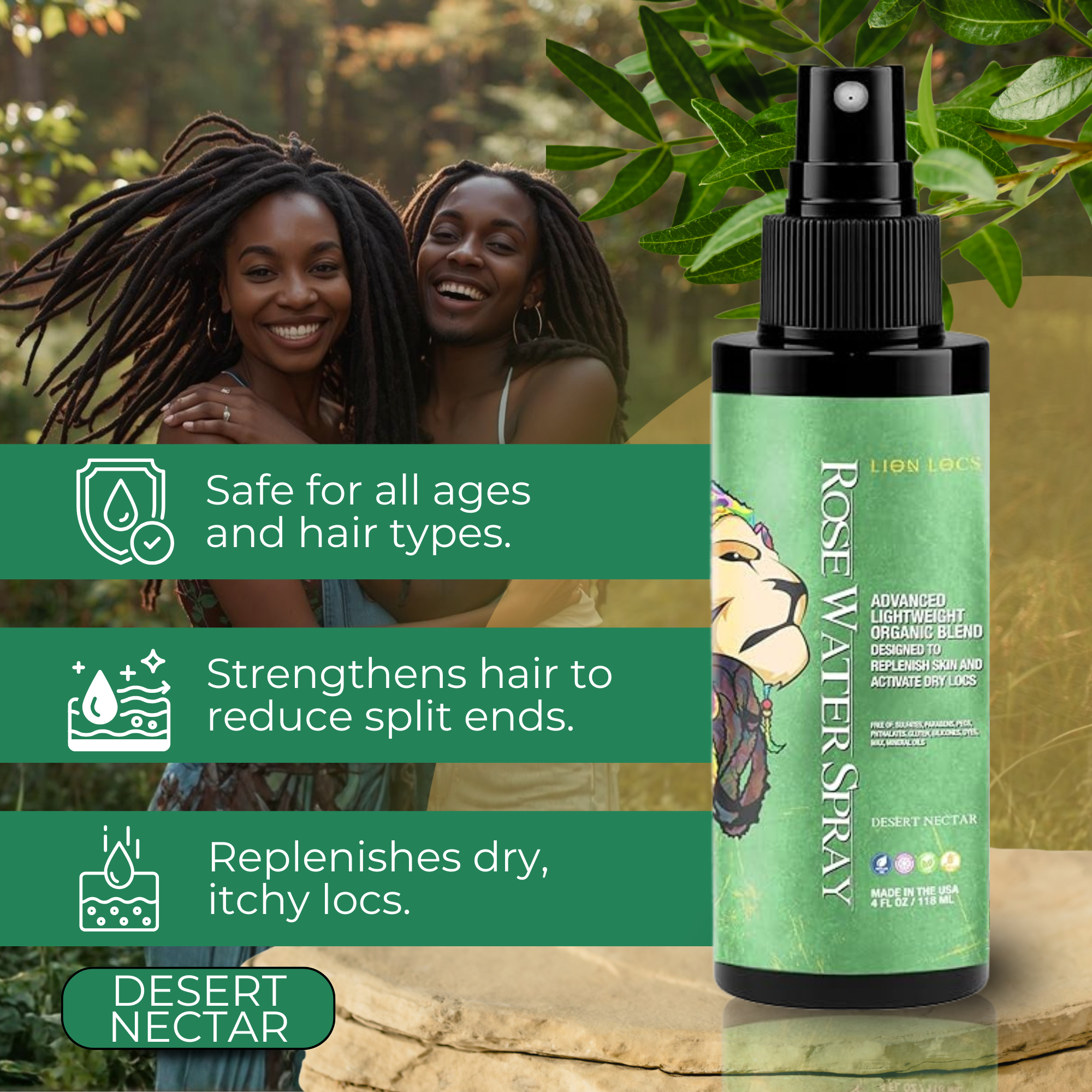 Advanced Rose Water Spray Treatment - Desert Nectar