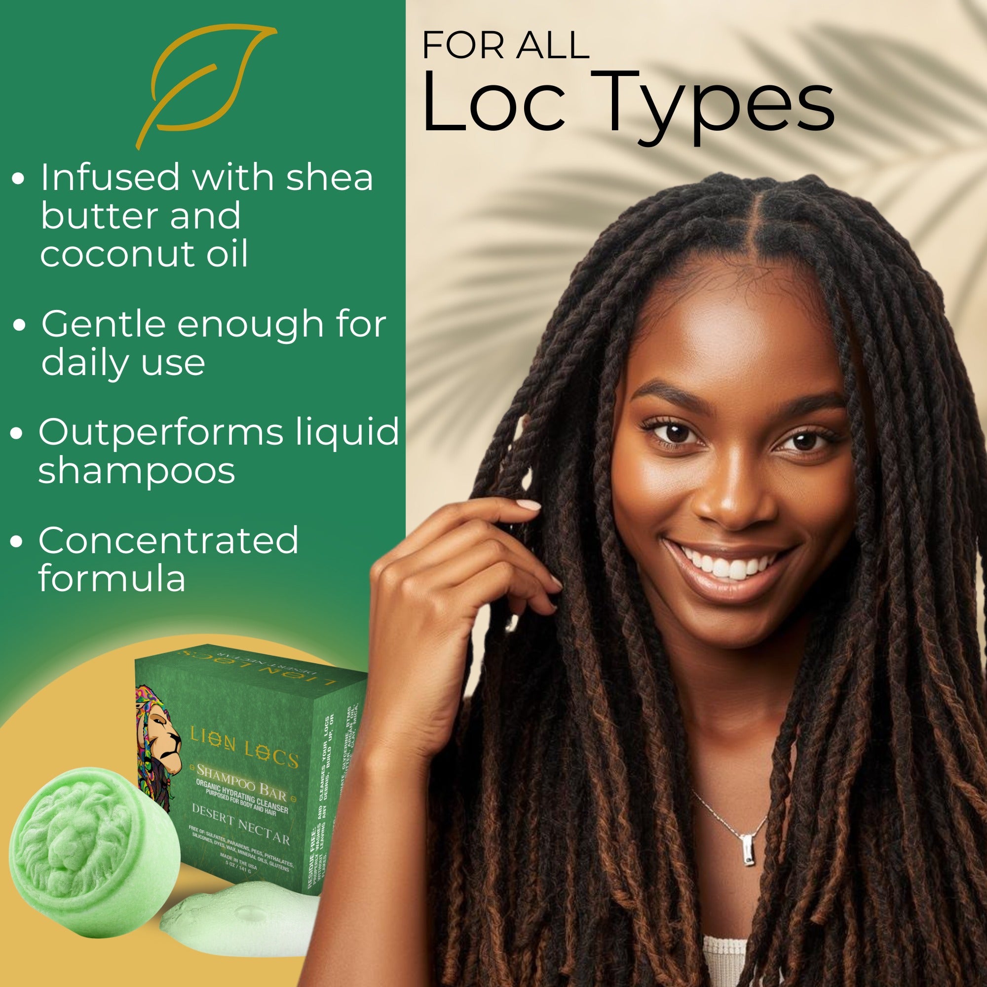 Dreadlock Shampoo Bar &amp; Conditioner - Desert Nectar