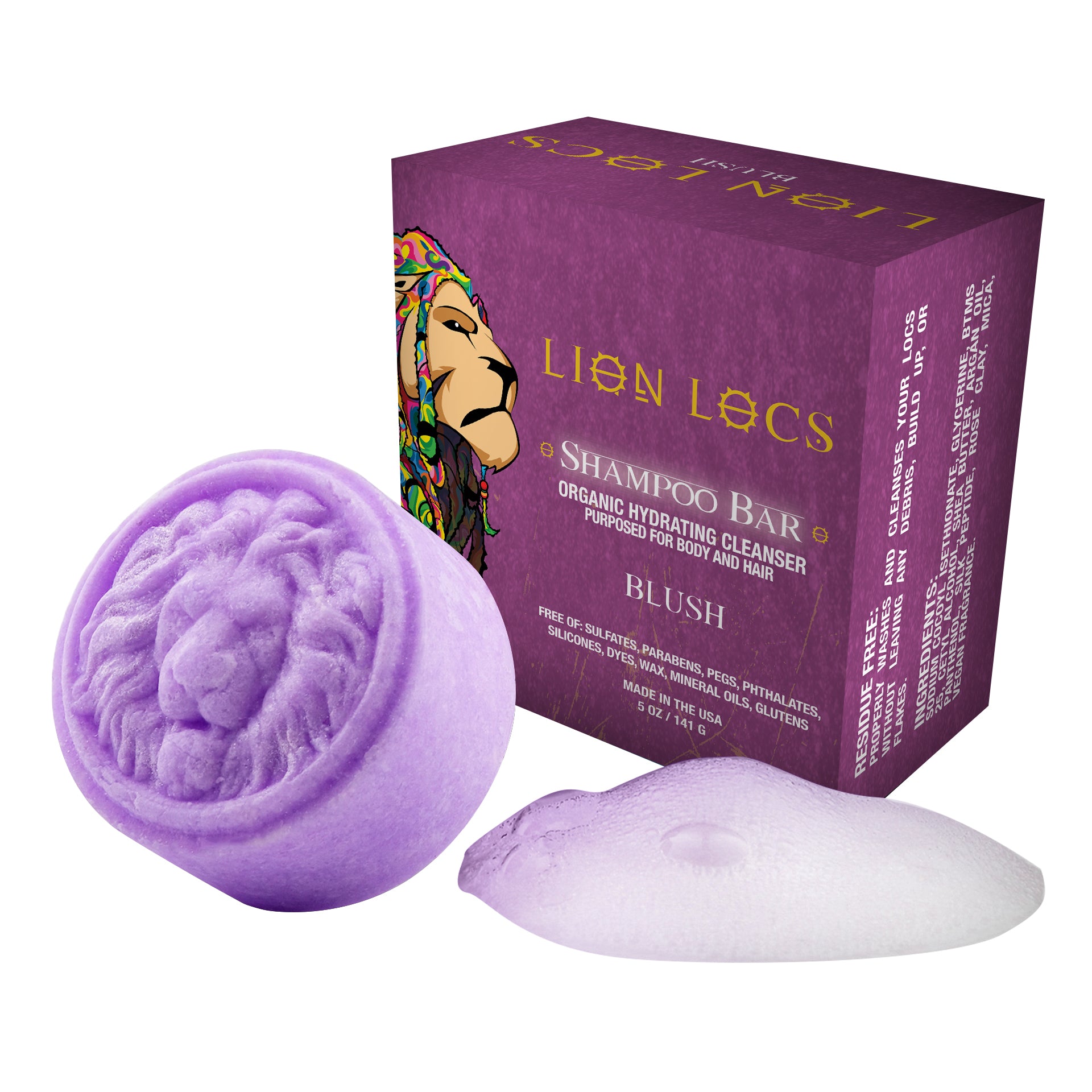 Dreadlock Shampoo Bar & Conditioner - Blush – LionLocs