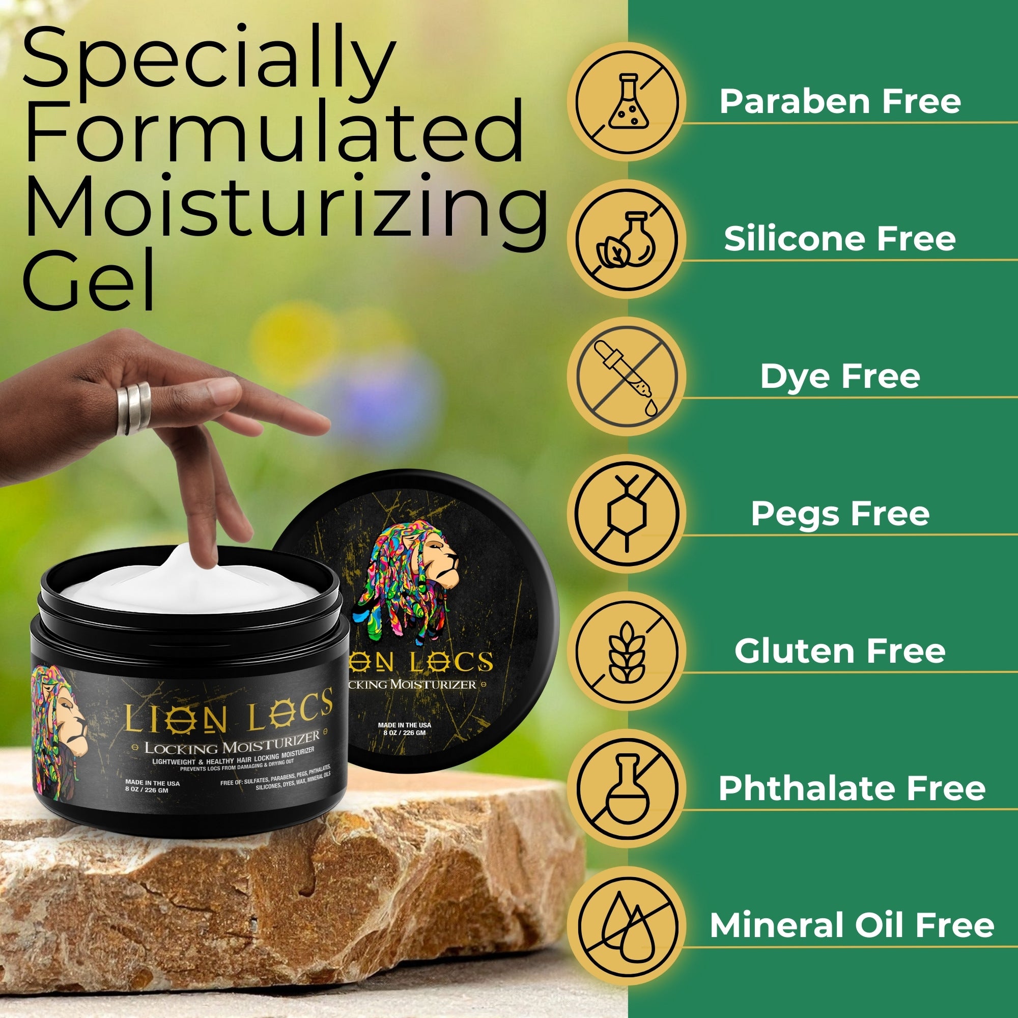 Organic Dreadlocks Locking Gel Moisturizer – LionLocs