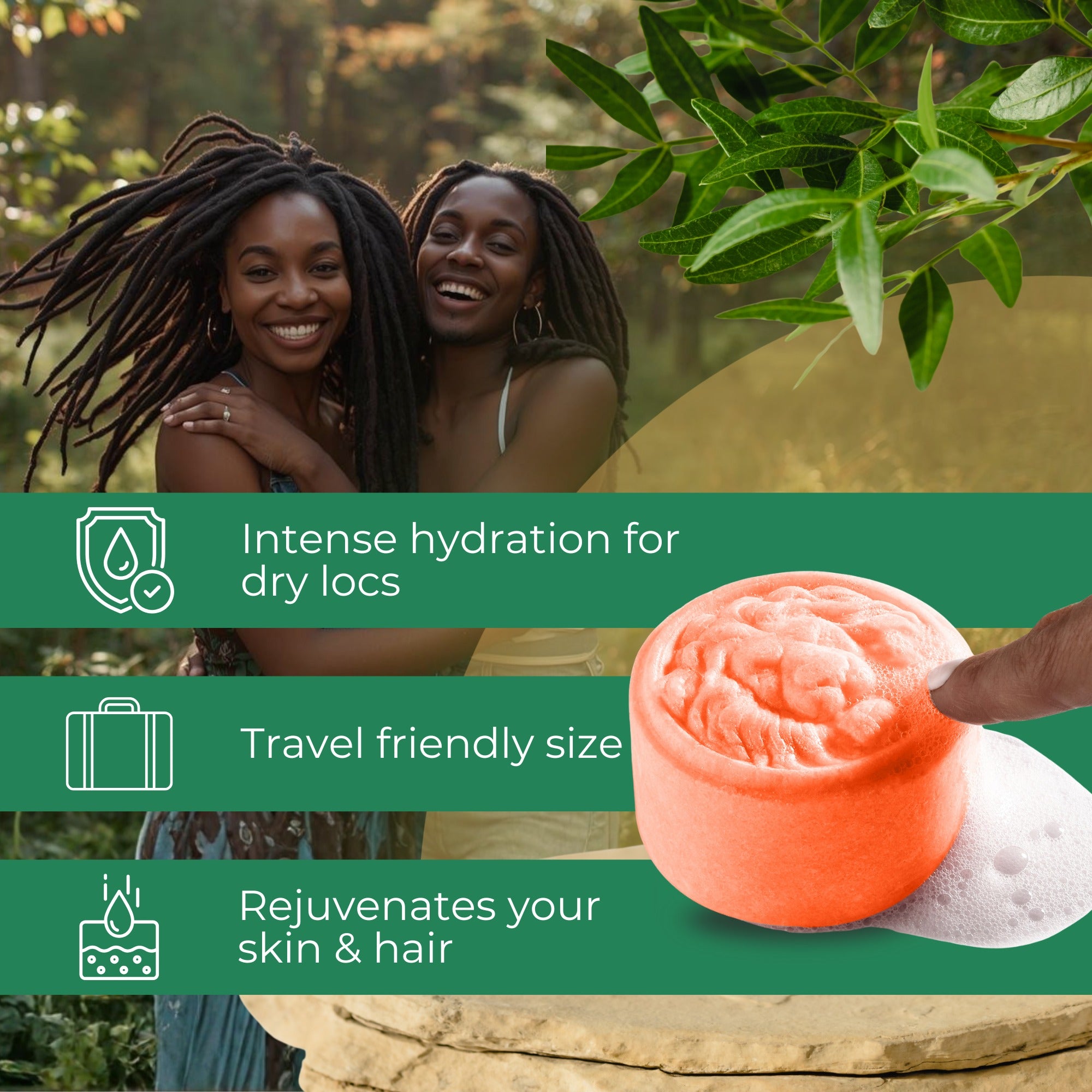 Dreadlock Shampoo Bar &amp; Conditioner - Whisper