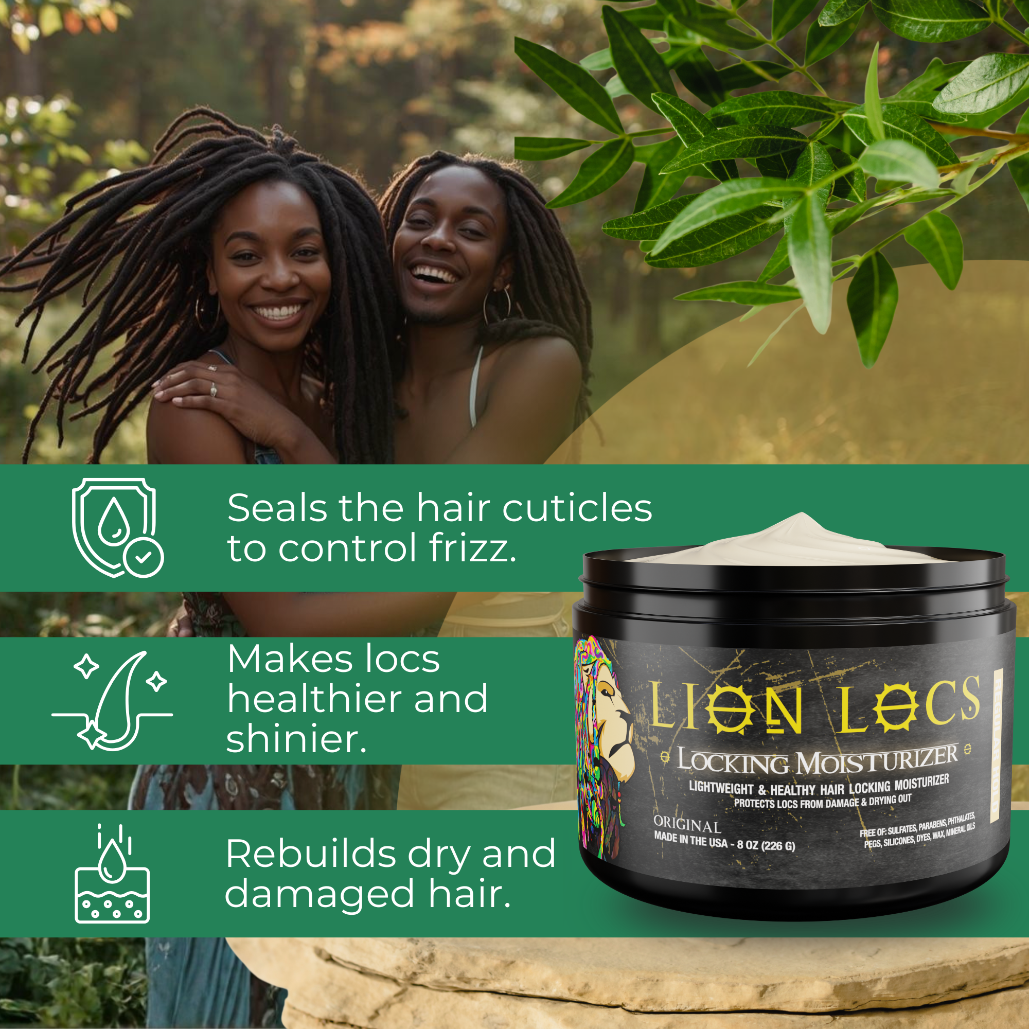 Loc Gel | Dreadlock Locking Gel for Retwists & Braids – Residue