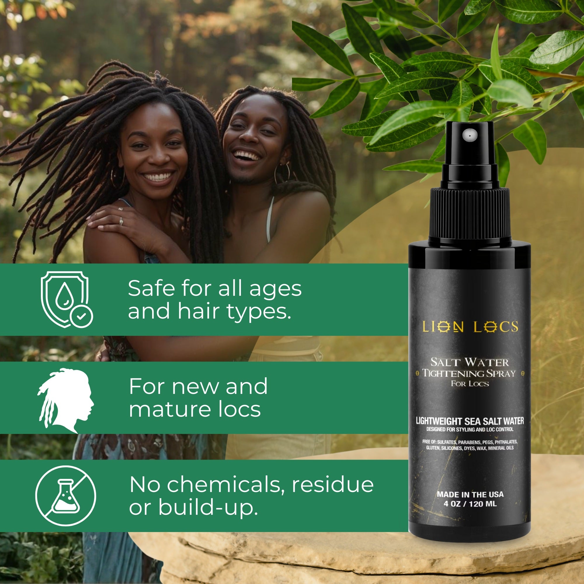 Sea Salt Hair Spray For Locs