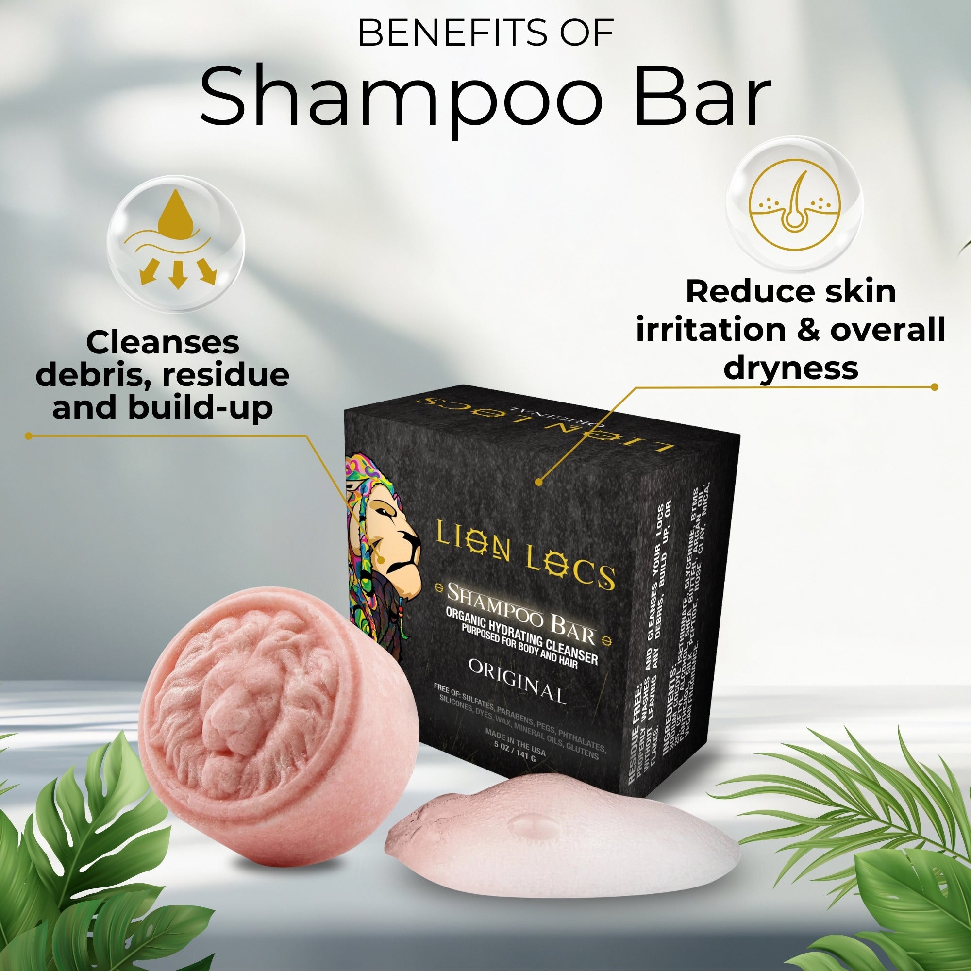 Dreadlock Shampoo Bar &amp; Conditioner - Whisper
