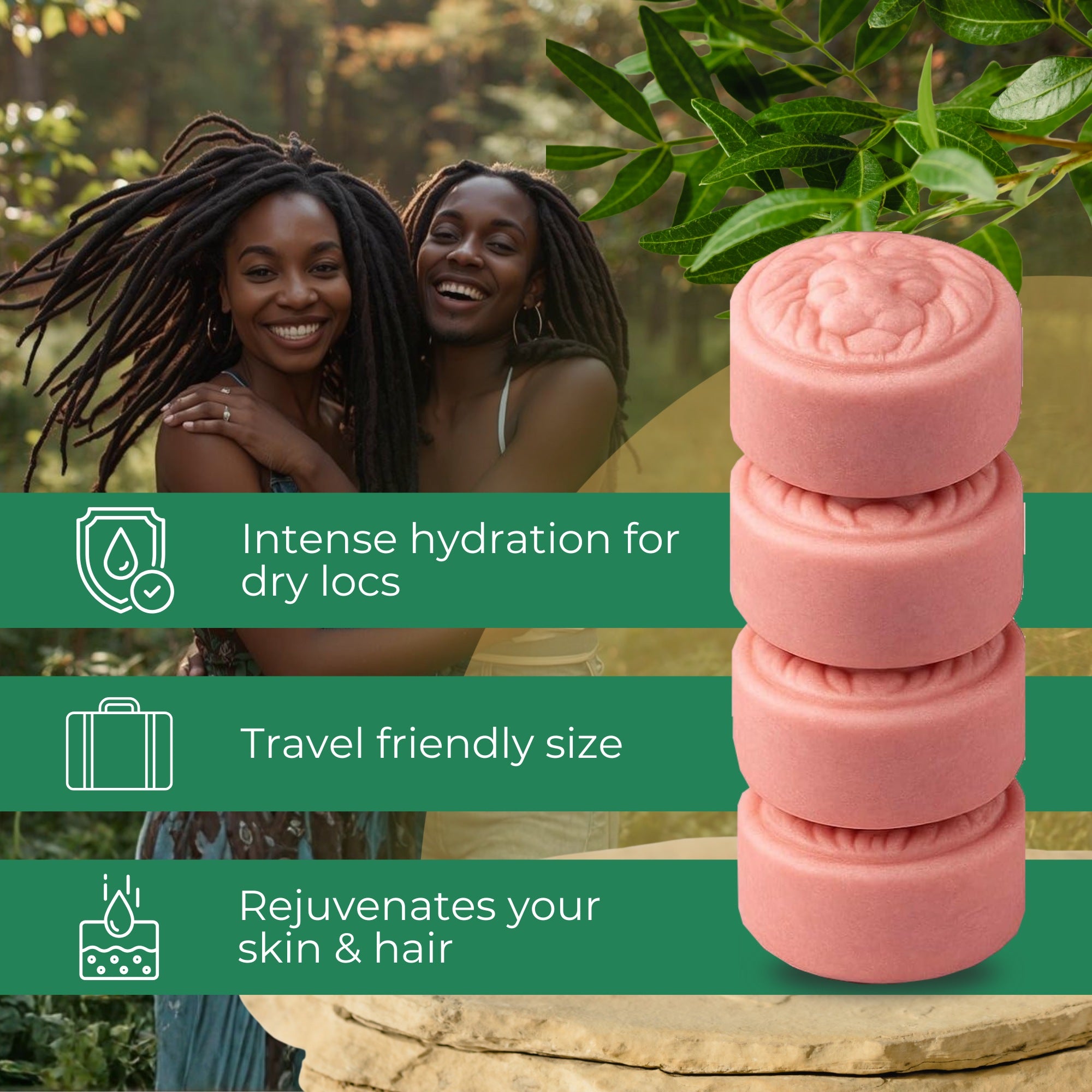 Dreadlock Shampoo Bar &amp; Conditioner - Whisper