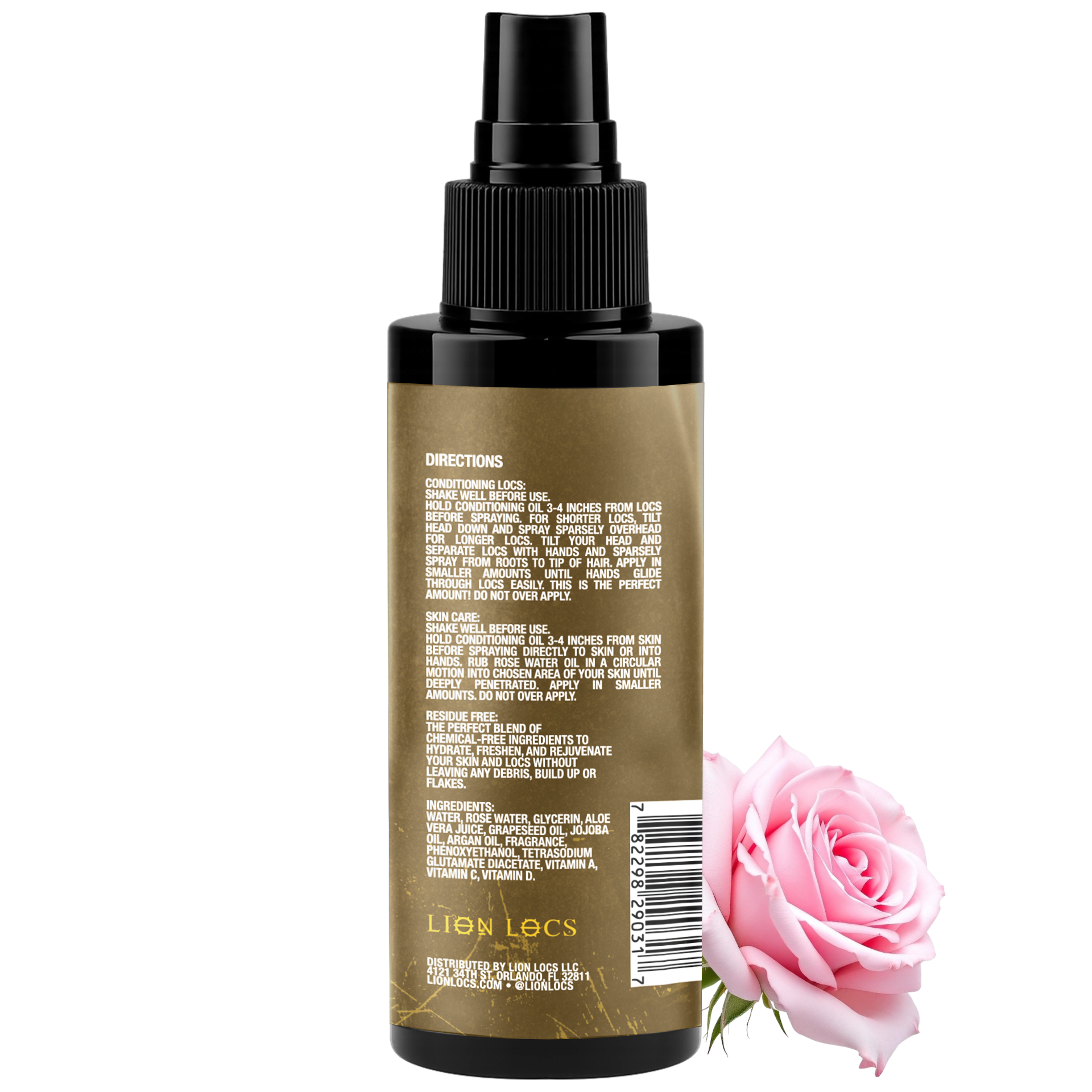Advanced Rose Water Spray Treatment - Tobacco