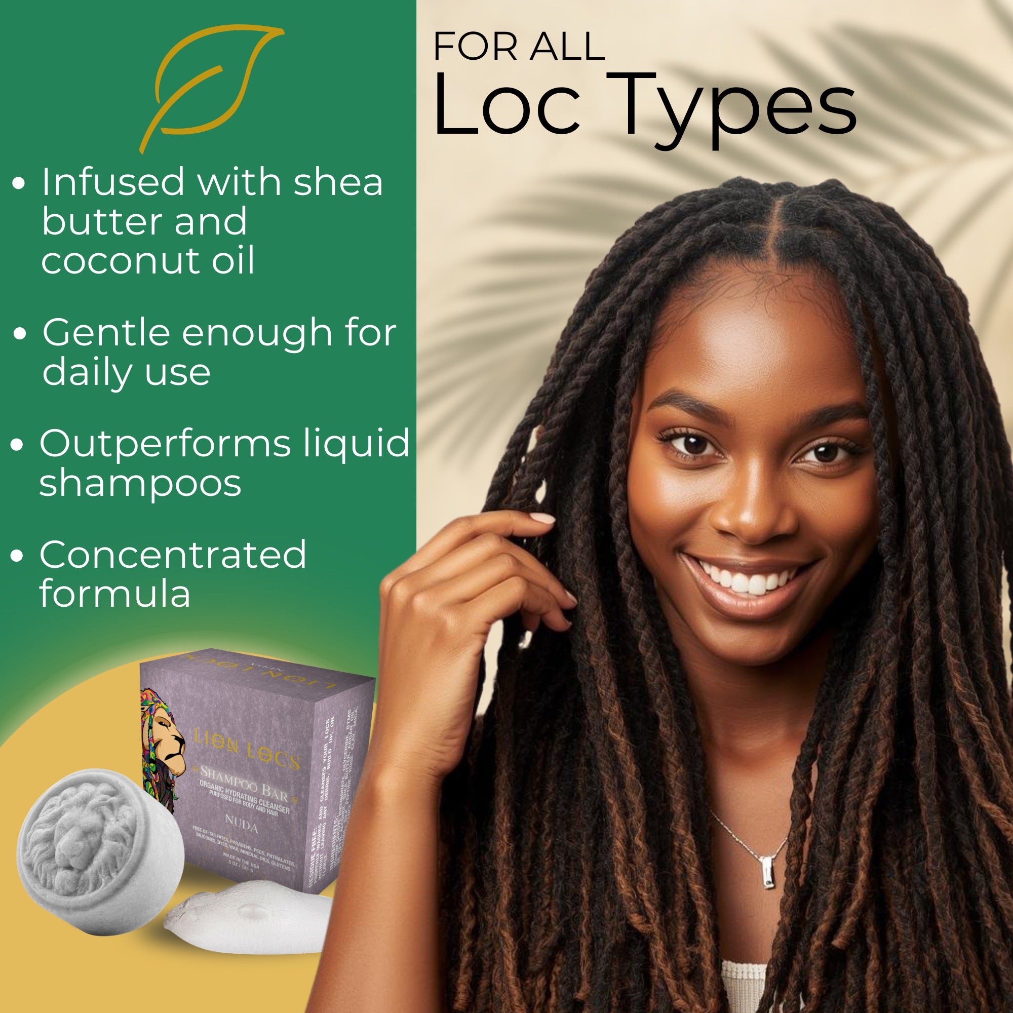 Dreadlock Shampoo Bar &amp; Conditioner - Nuda