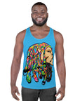 Unisex Tank Top Blue