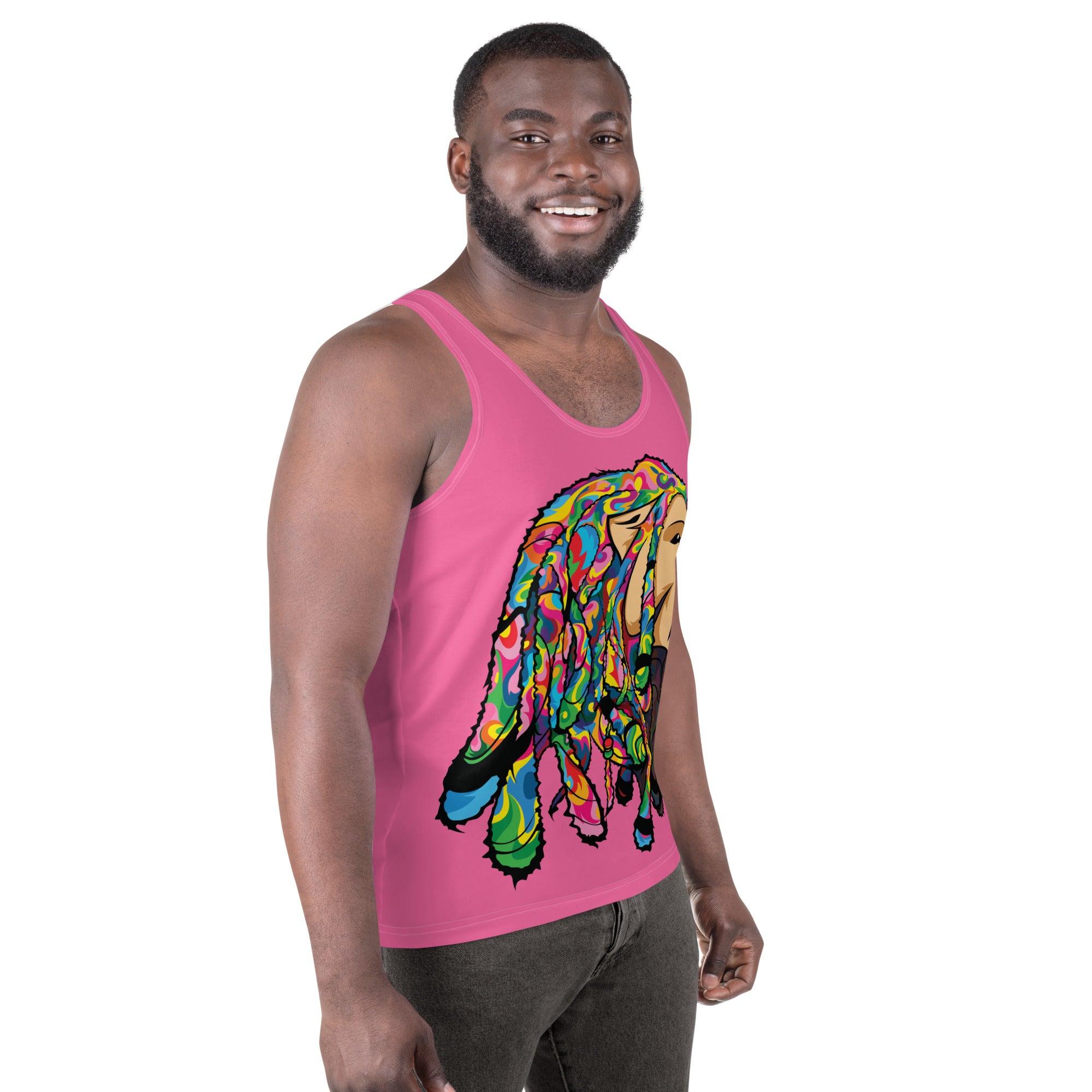 Unisex Tank Top Pink