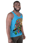 Unisex Tank Top Blue