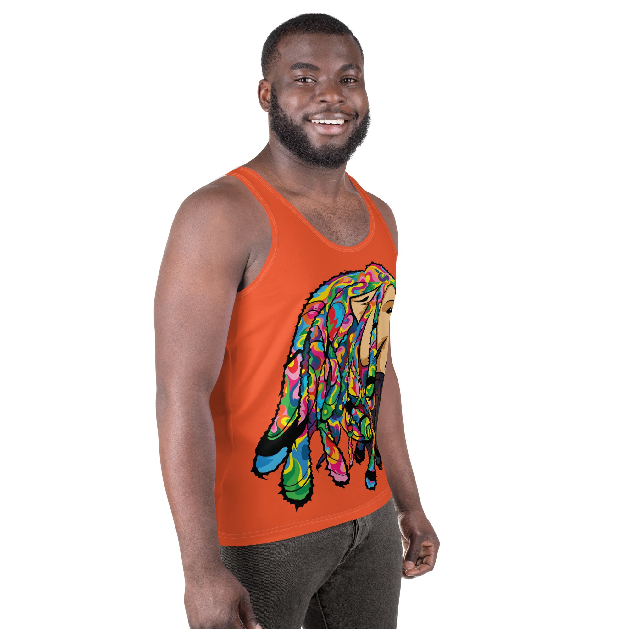 Unisex Tank Top Orange