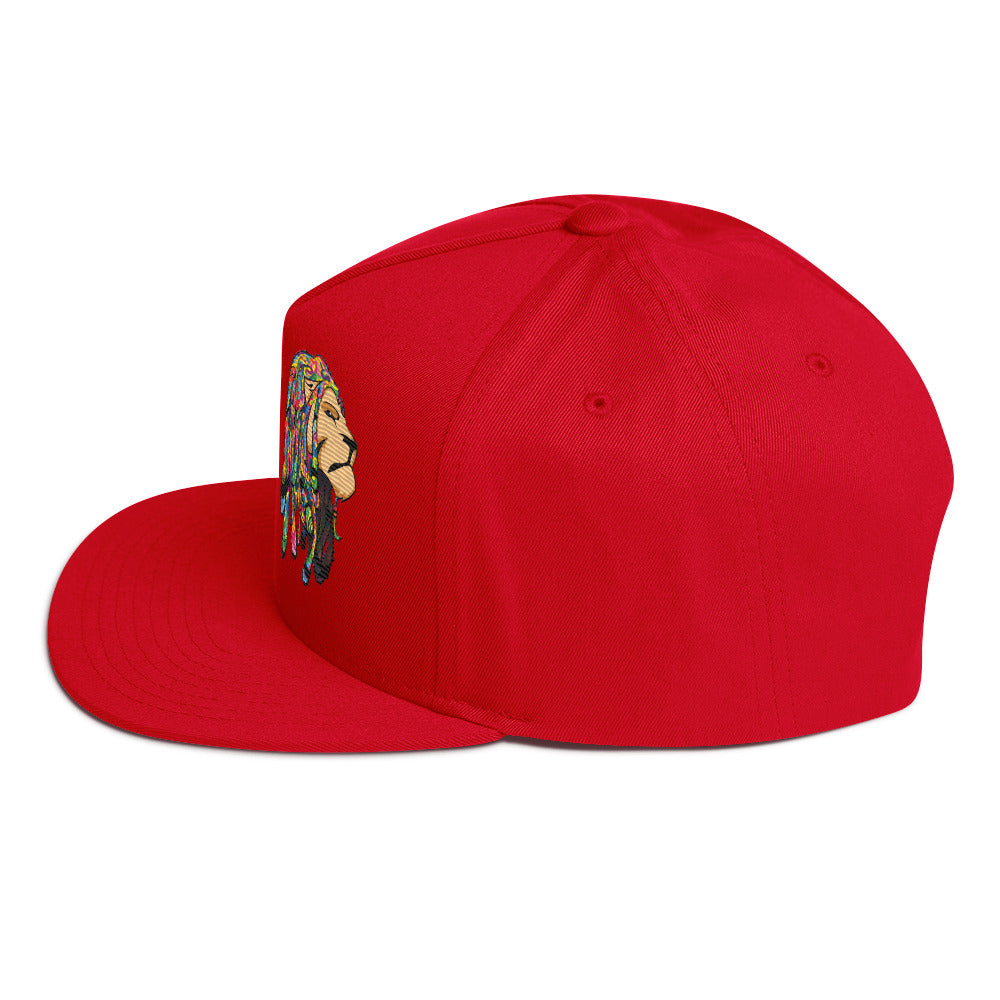 Lion Locs Flat Bill Hat Snapback