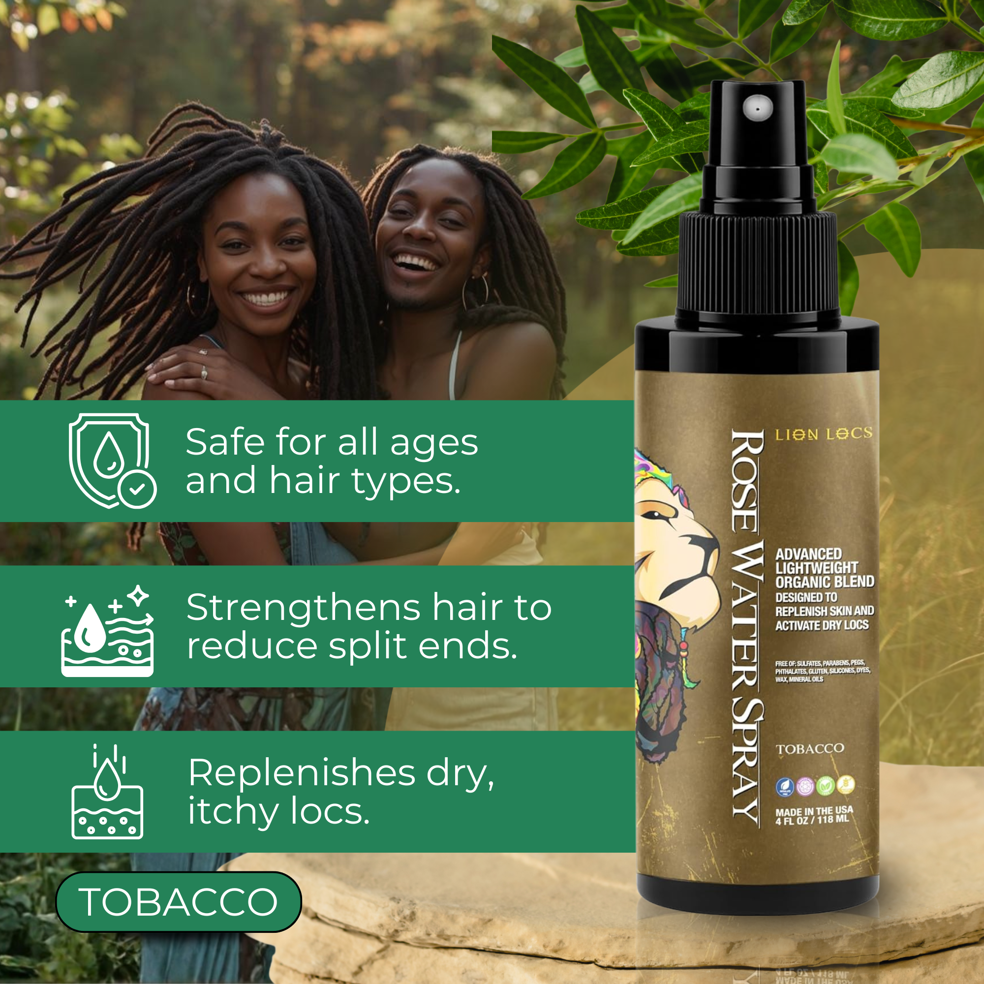 ペニハリガン ロトヘア 100ml Advanced Rose Water Spray Treatment - Tobacco – LionLocs
